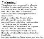 Fusing-metal-safety-precautions